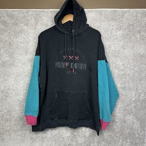 All American Roughneck Hoodie Mens 3XL Black Pump Cover Here To Work Sweatshirt